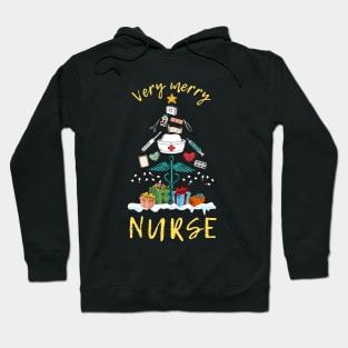 Very Merry Nurse Hoodie